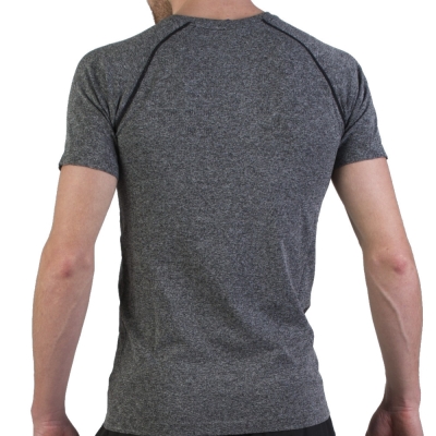 Koszulka biegowa Rogelli Seamless szara - XL