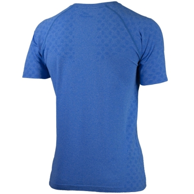 Koszulka biegowa Rogelli Seamless niebieska - XL