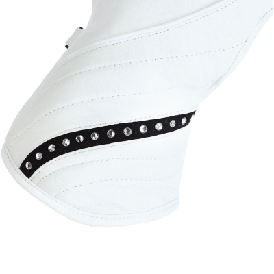 Rękawice narciarskie damskie Viking Ski Lady Diamante Mitten białe - 5