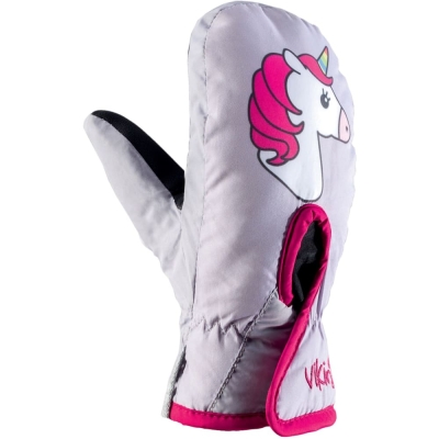 Rękawice narciarskie dziecięce Viking Kiddo różowe - 3