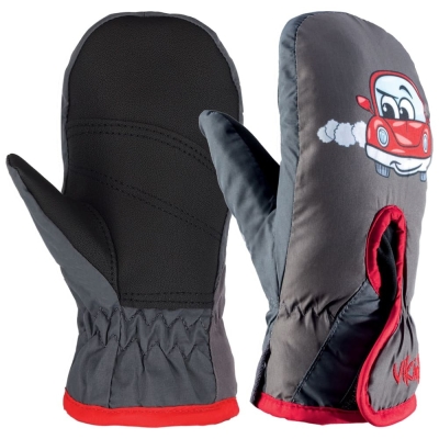 Rękawice narciarskie dziecięce Viking Kiddo szare - 3