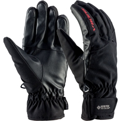 Rekawice zimowe Viking Pamir czarno-czerwone - 10