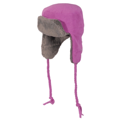 Viking Orson Czapka uszatka zimowa unisex różowa