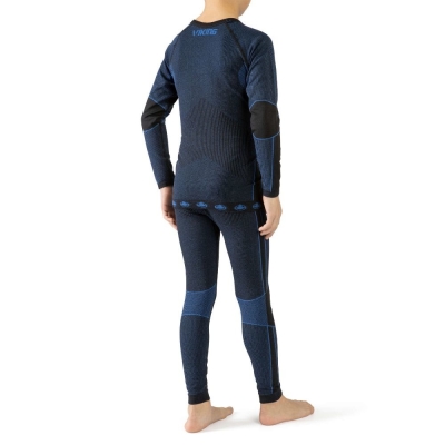 Komplet bielizny termoaktywnej dziecięcej Viking Kids Riko granatowy - 128-140cm