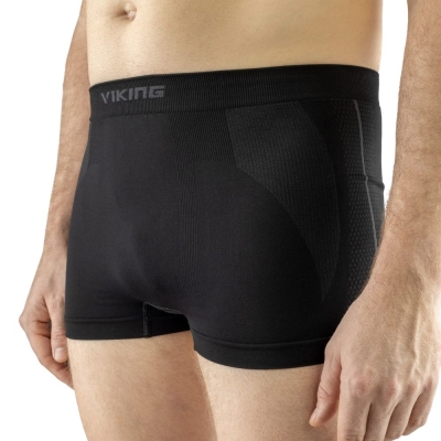 Bokserki termoaktywne Viking Eiger czarne - XL