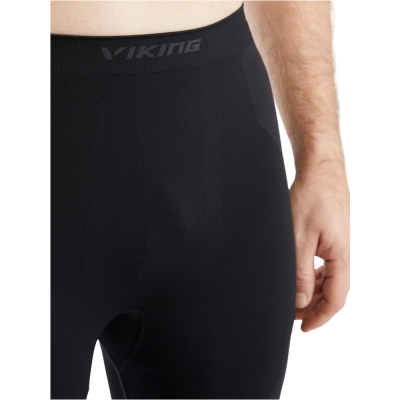 Spodnie termoaktywne 3/4 Viking Eiger czarne - XL