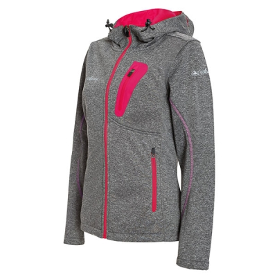 Kurtka damska Viking Lady Marion Softshell szaro-różowa