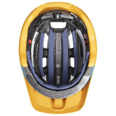Kask rowerowy Uvex Finale 2.0 niebiesko-żółty - 52-57