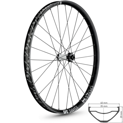 DT Swiss H 1700 Spline 35 Koło przednie eMTB 27,5