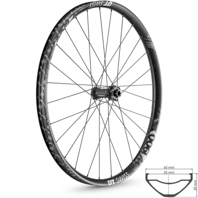 DT Swiss H 1900 Spline 35 Koło przednie eMTB 27,5