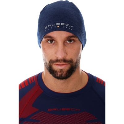 Czapka Brubeck Extreme Wool granatowa