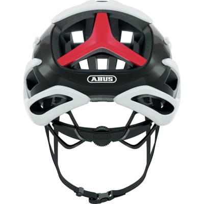 Kask rowerowy Abus AirBreaker biało-czerwony