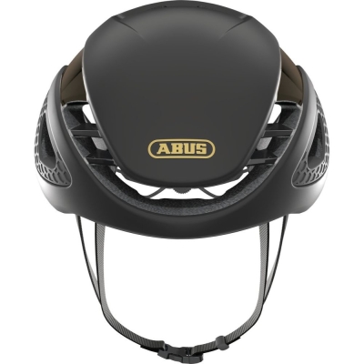 Kask rowerowy Abus GameChanger czarno-złoty