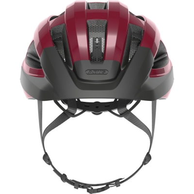 Kask rowerowy Abus Macator bordowy