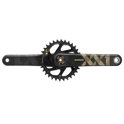 Mechanizm korbowy SRAM XX1 Eagle DUB Boost 148 1x12 (34T) czarno-złoty - 175mm