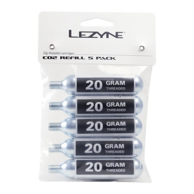 Naboje CO2 Lezyne Threaded zestaw 5 sztuk