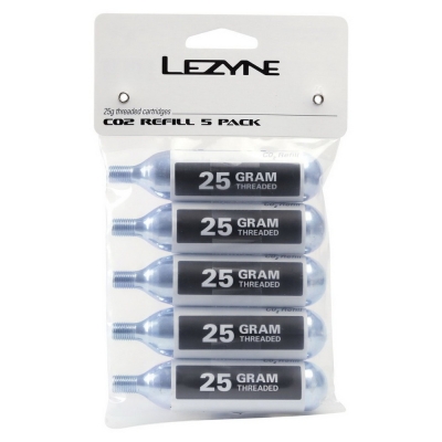 Naboje CO2 Lezyne Threaded zestaw 5 sztuk