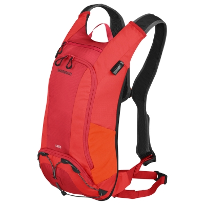Plecak rowerowy Shimano Unzen czerwony - 10 litrów