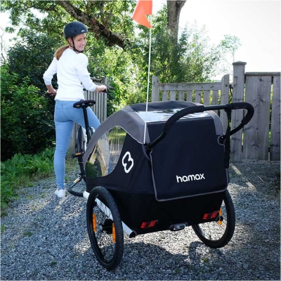 Przyczepka dziecięca Hamax Traveller Twin niebieska