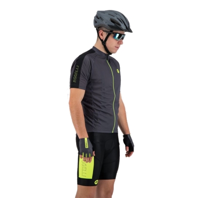 Koszulka rowerowa Rogelli Explore szara - XL