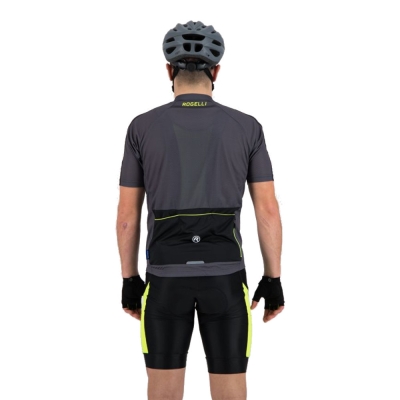 Koszulka rowerowa Rogelli Explore szara - XXL