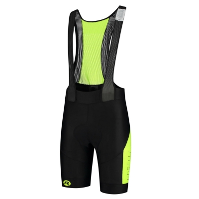 Spodenki rowerowe Rogelli Tyro czarno-żółte - XXL