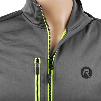 Kurtka Rogelli Spark szaro czarna - 3XL