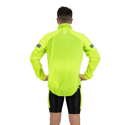 Kurtka rowerowa Rogelli Cloud żółta - XL