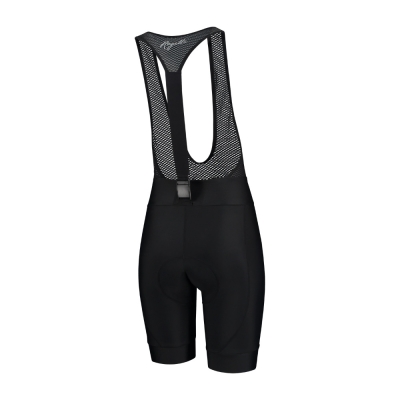 Spodenki rowerowe damskie z szelkami Rogelli Detach czarne - XL