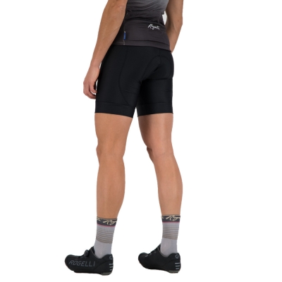 Spodenki rowerowe damskie z szelkami Rogelli Detach czarne - XL