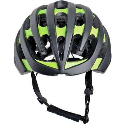 Kask rowerowy ProX No Limit czarno-zielony - L