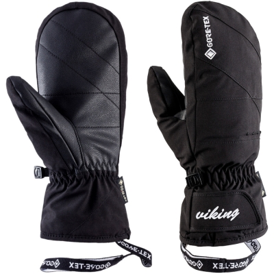 Rękawice narciarskie damskie Viking Sherpa GTX Mitten czarne