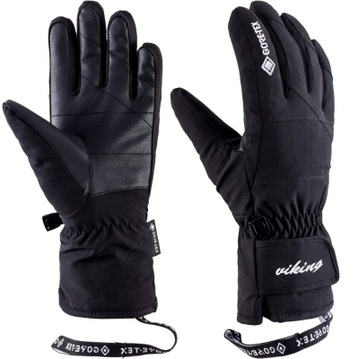 Rękawice narciarskie damskie Viking Sherpa GTX czarne - 7