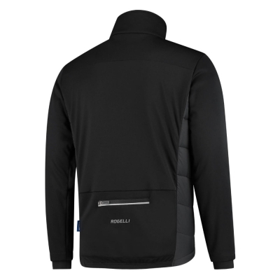 Kurtka rowerowa Rogelli Wadded czarna - XL
