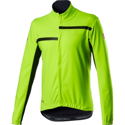 Kurtka rowerowa Castelli Transition 2 żółta - XL