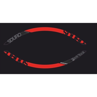 Naklejki na obręcz Haibike Black Rock SDURO 27,5