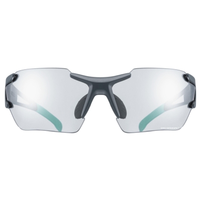 Okulary rowerowe Uvex Sportstyle 803 Race V Small szaro-zielone