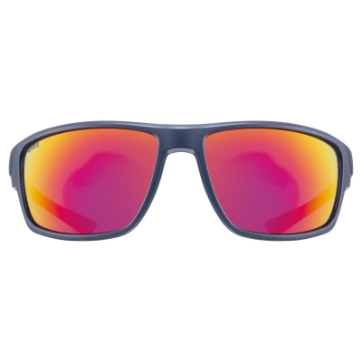 Okulary rowerowe Uvex Sportstyle 230 niebiesko-czerwone