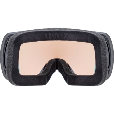 Uvex Compact V Gogle narciarskie variomatic anthracite mirror rainbow