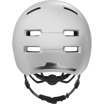 Kask rowerowy orzech Abus Skurb biały