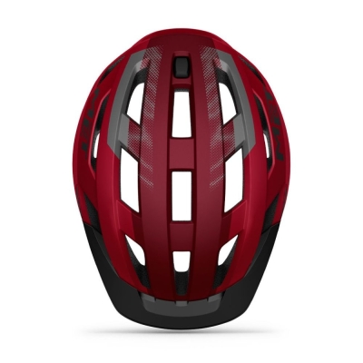 Kask rowerowy MET Allroad czerwony