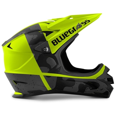Kask rowerowy Fullface Bluegrass Intox żółto-czarny - M