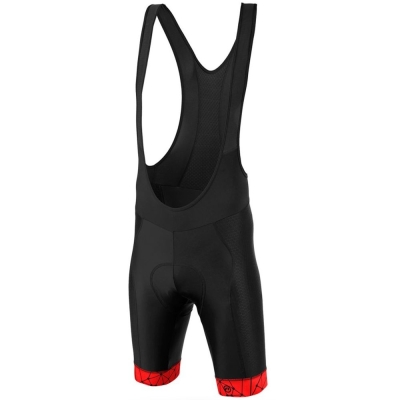 Spodenki Accent Hero Czarno Czerwone - XL