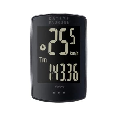 Licznik rowerowy bezprzewodowy Cateye Padrone Stealth CC-PA100W czarny