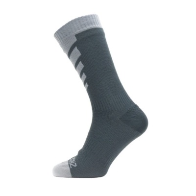 Skarpety wodoodporne SealSkinz Warm Weather Mid szare - 36-38