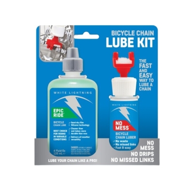 Zestaw White Lightning No-Mess Chain Lube Kit