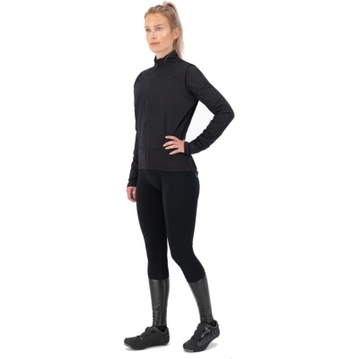 Kurtka rowerowa damska Rogelli Glory czarna - XL