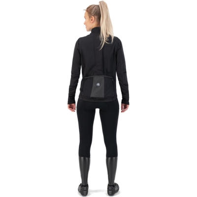Kurtka rowerowa damska Rogelli Glory czarna - XL