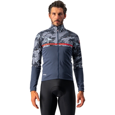 Kurtka rowerowa Castelli Finestre granatowa