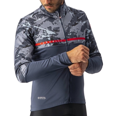 Kurtka rowerowa Castelli Finestre granatowa